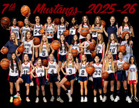 CVMSGBB 7th grade team, individuals and fun shots